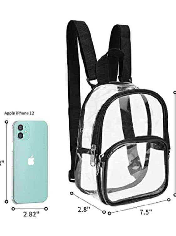 All Access™ Clear Mini Backpack | Stadium Approved Concert & Festival Backpack